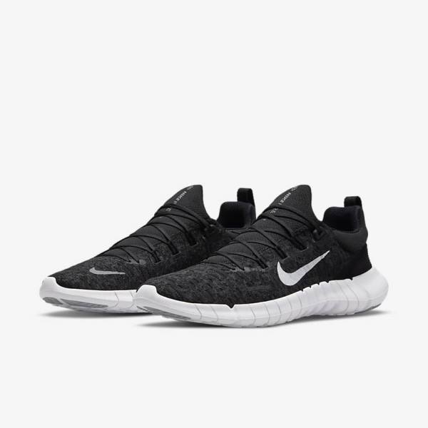 Nike Free Run 5.0 Maantie Miesten Juoksukengät Mustat | NK019ELK