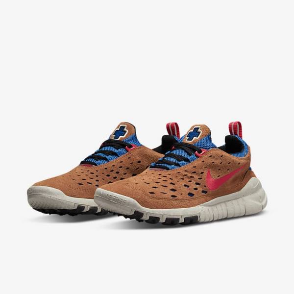 Nike Free Run Trail Miesten Tennarit Sininen Vaaleankerma Punainen | NK281MXW