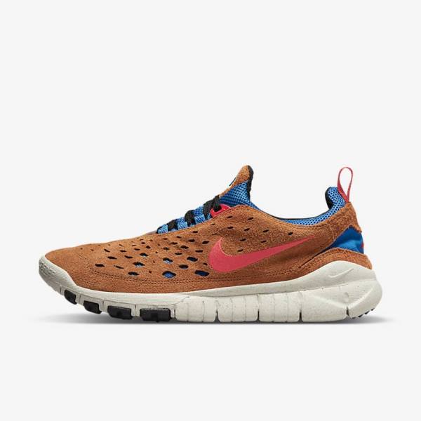 Nike Free Run Trail Miesten Tennarit Sininen Vaaleankerma Punainen | NK281MXW