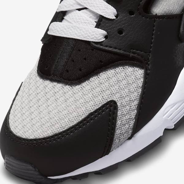 Nike Huarache Run Older Lasten Juoksukengät Mustat Harmaat Valkoinen Punainen | NK980AFS