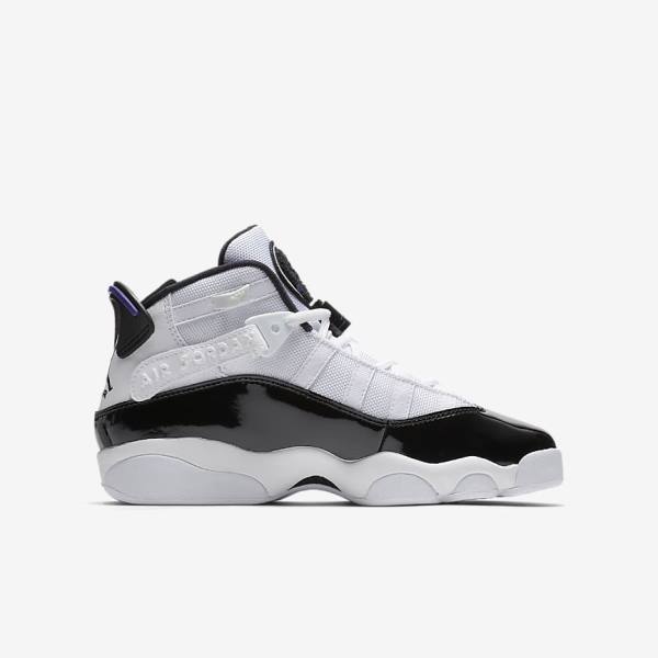 Nike Jordan 6 Rings Older Lasten Tennarit Valkoinen Mustat | NK547RID