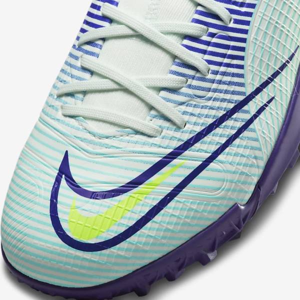 Nike Jr. Mercurial Dream Speed Superfly 8 Academy TF Turf Lasten Jalkapallokengät Vihreä Violetit Vihreä | NK769KXQ