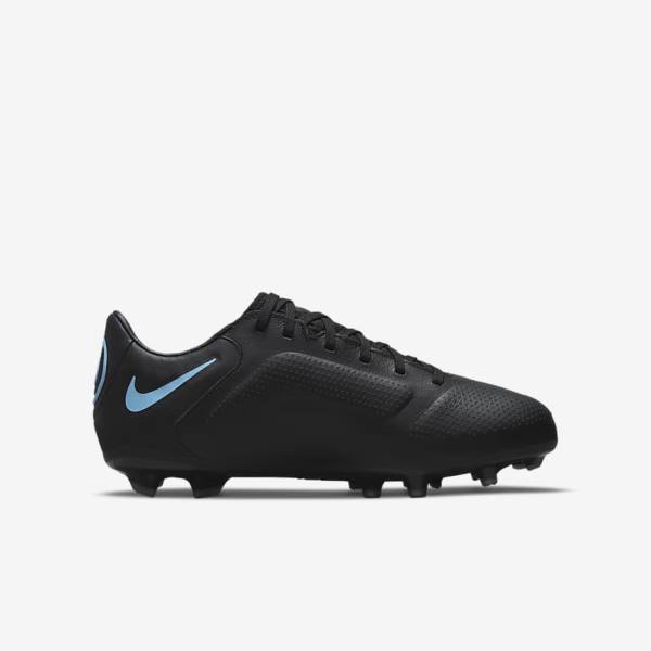 Nike Jr. Tiempo Legend 9 Pro FG Older Firm-Ground Lasten Jalkapallokengät Mustat Harmaat | NK980ORY