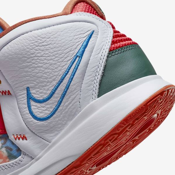 Nike Kyrie Infinity Naisten Koripallokengät Valkoinen Punainen Kultaiset Vaaleansininen | NK796IKD