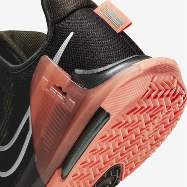 Nike LeBron Witness 6 Miesten Koripallokengät Mustat Punainen Metal Hopea | NK094TJI