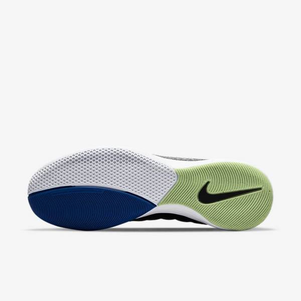 Nike Lunar Gato II IC Indoor Court Miesten Jalkapallokengät Mustat Vaaleansininen Vaaleanvihreä | NK630WFI