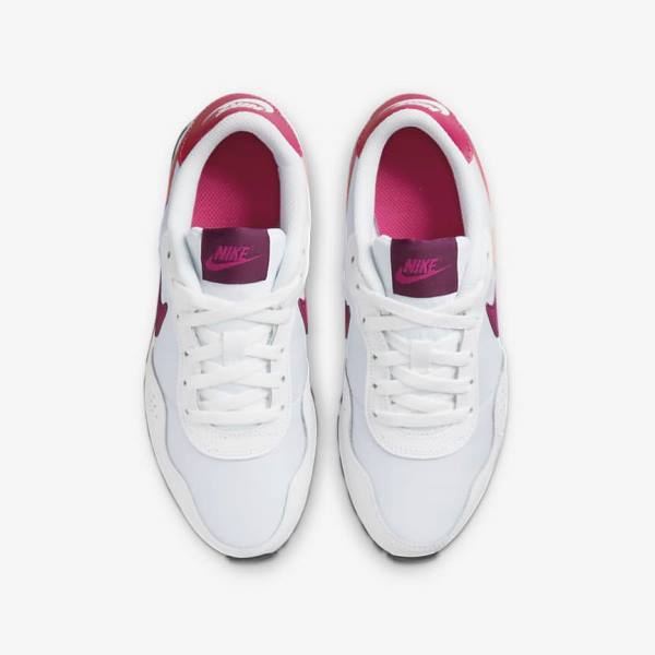 Nike MD Valiant Older Lasten Tennarit Platina Tummanharmaat Pinkki | NK691LPM