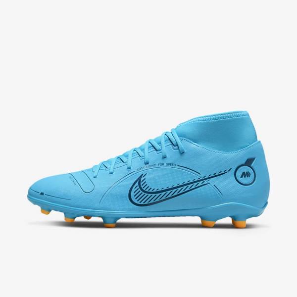 Nike Mercurial Superfly 8 Club MG Multi-Grounds Naisten Jalkapallokengät Sininen Oranssi | NK851KDS