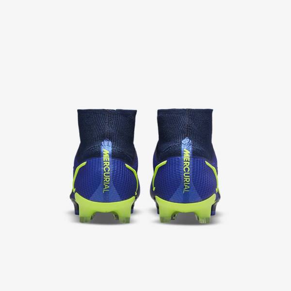 Nike Mercurial Superfly 8 Elite FG Firm-Grounds Miesten Jalkapallokengät Sininen | NK268UPR