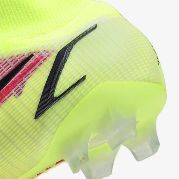 Nike Mercurial Superfly 8 Elite FG Firm-Grounds Miesten Jalkapallokengät Mustat Vaaleanpunainen | NK278LCF