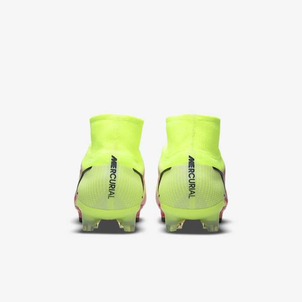 Nike Mercurial Superfly 8 Elite FG Firm-Grounds Naisten Jalkapallokengät Mustat Vaaleanpunainen | NK640AGX