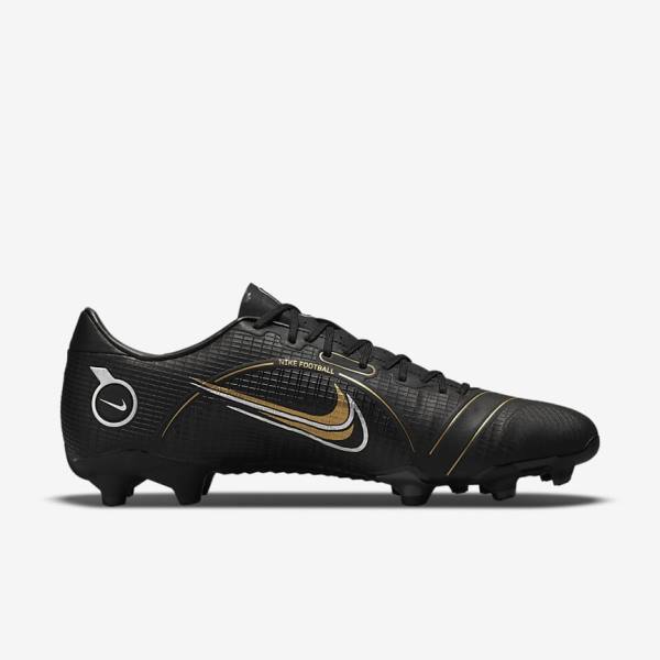 Nike Mercurial Vapor 14 Academy MG Multi-Ground Naisten Jalkapallokengät Mustat Metal Hopea Harmaat Metal Kultaiset | NK417NJG