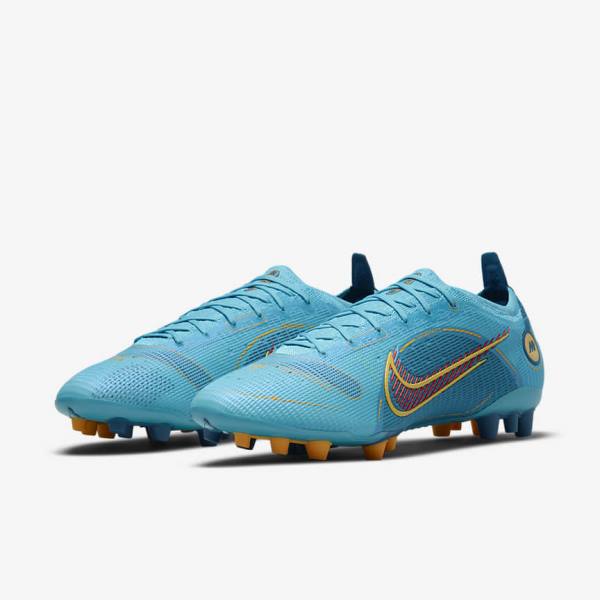 Nike Mercurial Vapor 14 Elite AG Artificial-Grounds Miesten Jalkapallokengät Sininen Oranssi | NK603WPJ