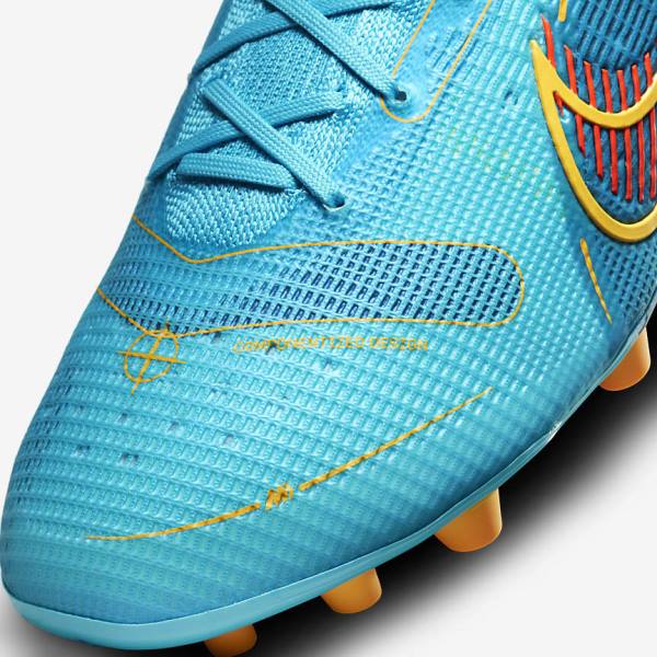 Nike Mercurial Vapor 14 Elite AG Artificial-Grounds Miesten Jalkapallokengät Sininen Oranssi | NK603WPJ