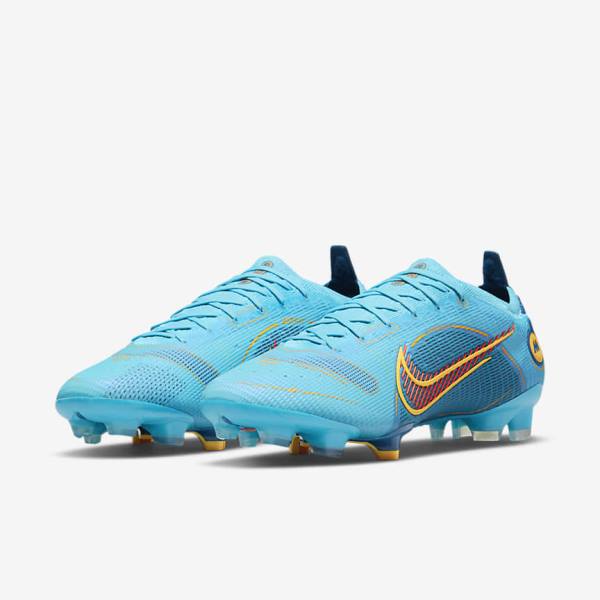 Nike Mercurial Vapor 14 Elite FG Firm-Grounds Miesten Jalkapallokengät Sininen Oranssi | NK150VXF