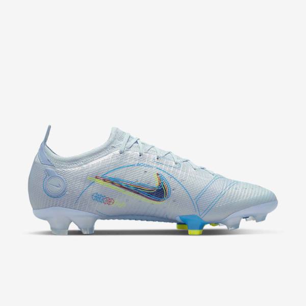 Nike Mercurial Vapor 14 Elite FG Firm-Grounds Naisten Jalkapallokengät Harmaat Vaaleansininen Sininen | NK238IFZ