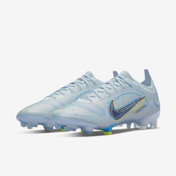 Nike Mercurial Vapor 14 Elite FG Firm-Grounds Naisten Jalkapallokengät Harmaat Vaaleansininen Sininen | NK238IFZ