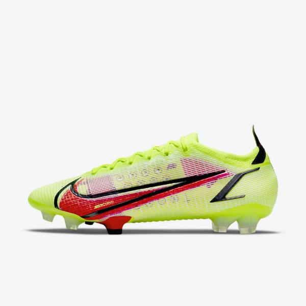 Nike Mercurial Vapor 14 Elite FG Firm-Ground Miesten Jalkapallokengät Mustat Vaaleanpunainen | NK574IGN