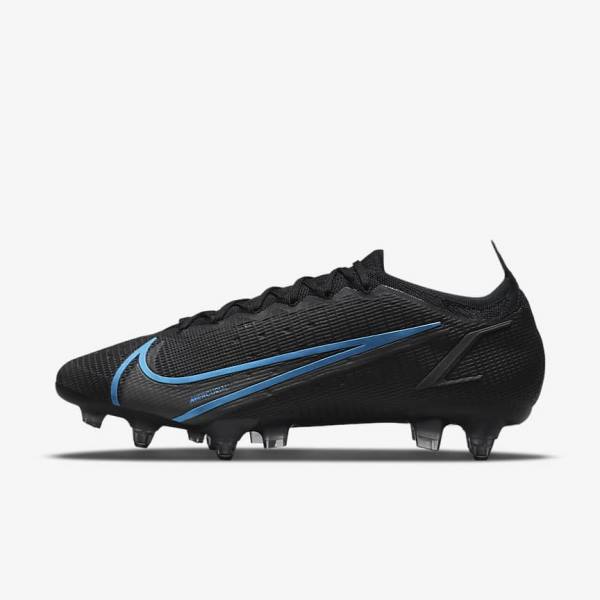 Nike Mercurial Vapor 14 Elite SG-Pro AC Soft-Ground Miesten Jalkapallokengät Mustat Harmaat | NK598CBJ