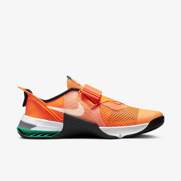 Nike Metcon 7 FlyEase Miesten Treenikengät Oranssi Tummanharmaat Turkoosi Valkoinen | NK015VKH