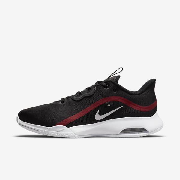 Nike NikeCourt Air Max Volley Hard Court Miesten Tenniskengät Mustat Punainen Valkoinen | NK147VNQ