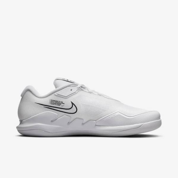 Nike NikeCourt Air Zoom Vapor Pro Carpet Miesten Tenniskengät Valkoinen Mustat | NK584BIC