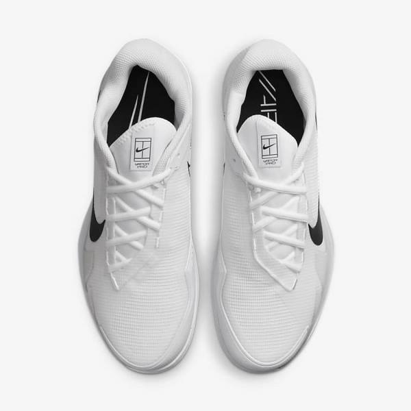 Nike NikeCourt Air Zoom Vapor Pro Carpet Miesten Tenniskengät Valkoinen Mustat | NK584BIC