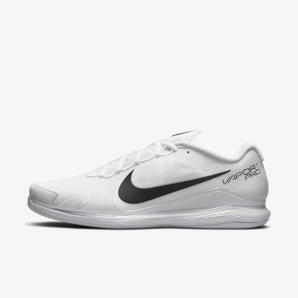 Nike NikeCourt Air Zoom Vapor Pro Carpet Miesten Tenniskengät Valkoinen Mustat | NK584BIC