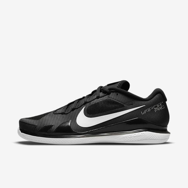 Nike NikeCourt Air Zoom Vapor Pro Carpet Miesten Tenniskengät Mustat Valkoinen | NK768PSE