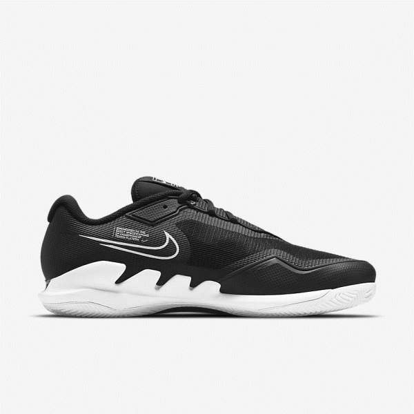 Nike NikeCourt Air Zoom Vapor Pro Clay Court Miesten Tenniskengät Mustat Valkoinen | NK792MCF