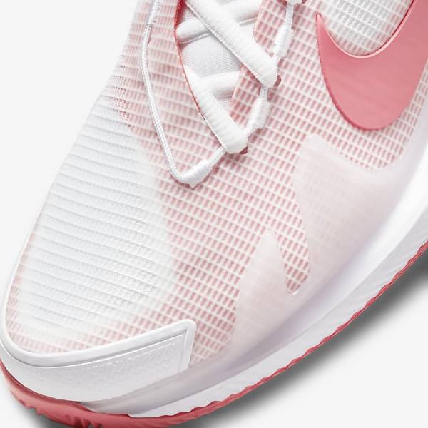 Nike NikeCourt Air Zoom Vapor Pro Clay Court Naisten Tenniskengät Valkoinen Pinkki Vaaleansininen | NK918LCR