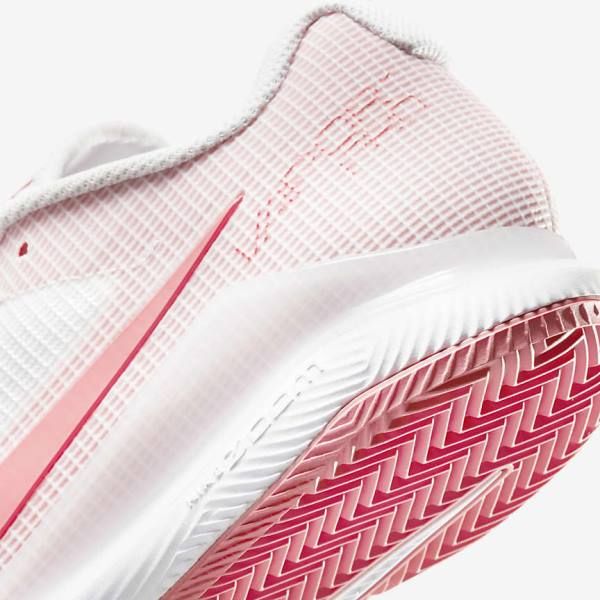 Nike NikeCourt Air Zoom Vapor Pro Clay Court Naisten Tenniskengät Valkoinen Pinkki Vaaleansininen | NK918LCR