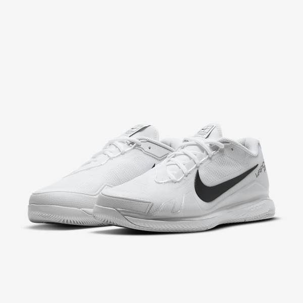 Nike NikeCourt Air Zoom Vapor Pro Hard-Court Miesten Tenniskengät Valkoinen Mustat | NK394DNU