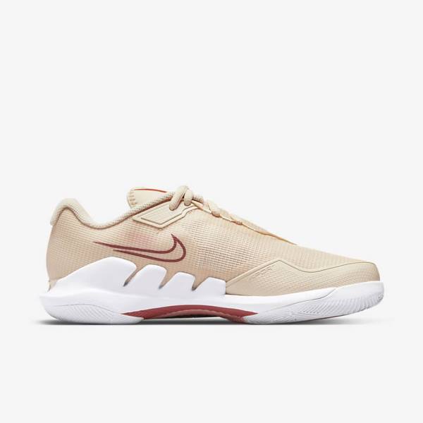 Nike NikeCourt Air Zoom Vapor Pro Hard-Court Naisten Tenniskengät Valkoinen Koralli Punainen | NK532HKJ