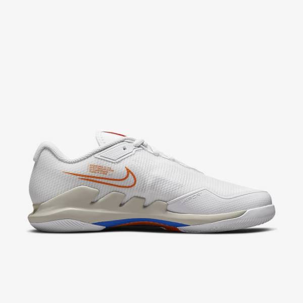 Nike NikeCourt Air Zoom Vapor Pro Hard-Court Naisten Tenniskengät Valkoinen Vaaleanbeige Sininen | NK657OCL