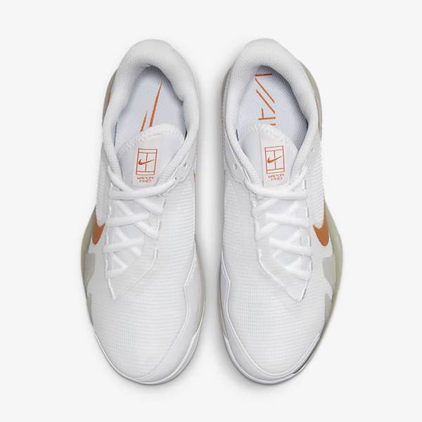 Nike NikeCourt Air Zoom Vapor Pro Hard-Court Naisten Tenniskengät Valkoinen Vaaleanbeige Sininen | NK657OCL