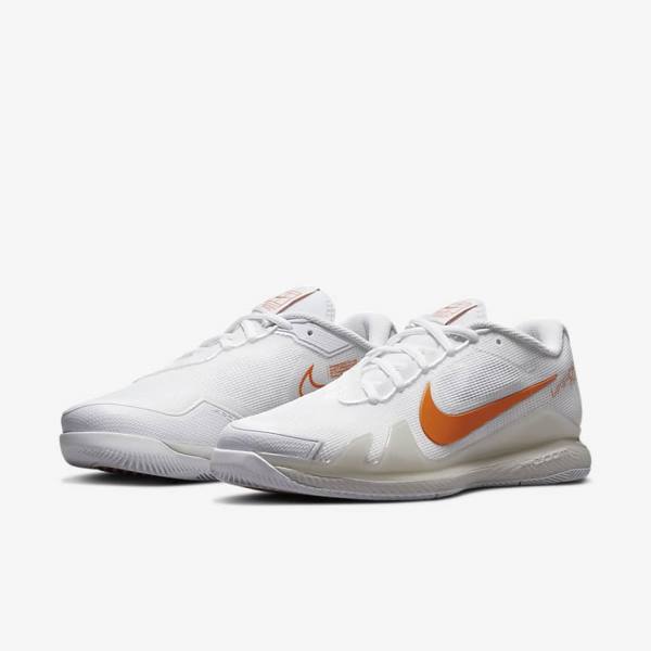 Nike NikeCourt Air Zoom Vapor Pro Hard-Court Naisten Tenniskengät Valkoinen Vaaleanbeige Sininen | NK657OCL