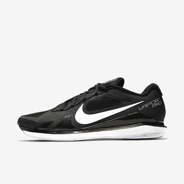 Nike NikeCourt Air Zoom Vapor Pro Hard-Court Miesten Tenniskengät Mustat Valkoinen | NK819UZA