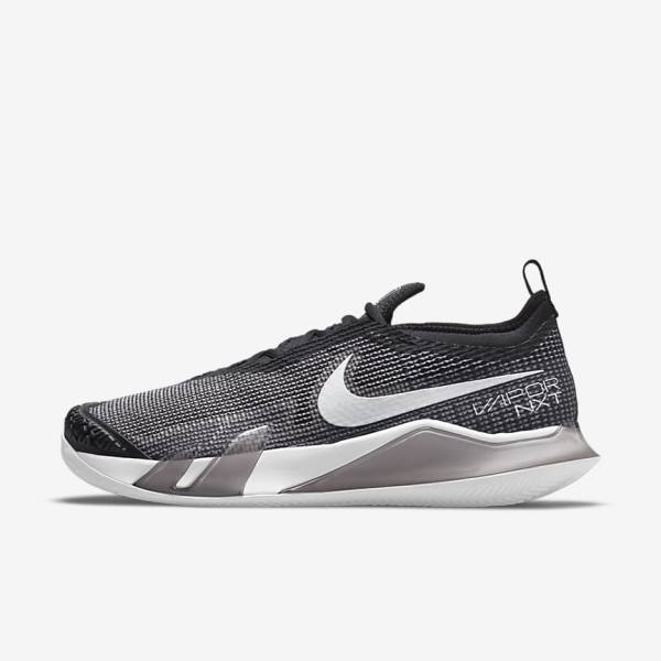 Nike NikeCourt React Vapor NXT Clay Court Miesten Tenniskengät Mustat Valkoinen | NK364TOL