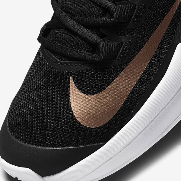 Nike NikeCourt Vapor Lite Clay-Court Naisten Tenniskengät Mustat Valkoinen Metal Punainen Ruskea | NK142ULF