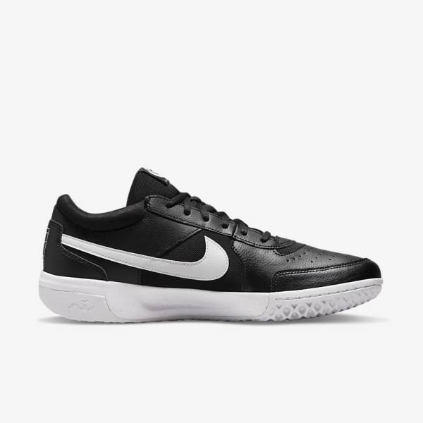 Nike NikeCourt Zoom Lite 3 Hard Court Miesten Tenniskengät Mustat Valkoinen | NK134DAP