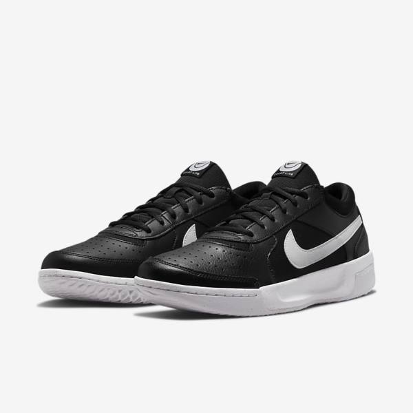 Nike NikeCourt Zoom Lite 3 Hard Court Miesten Tenniskengät Mustat Valkoinen | NK134DAP