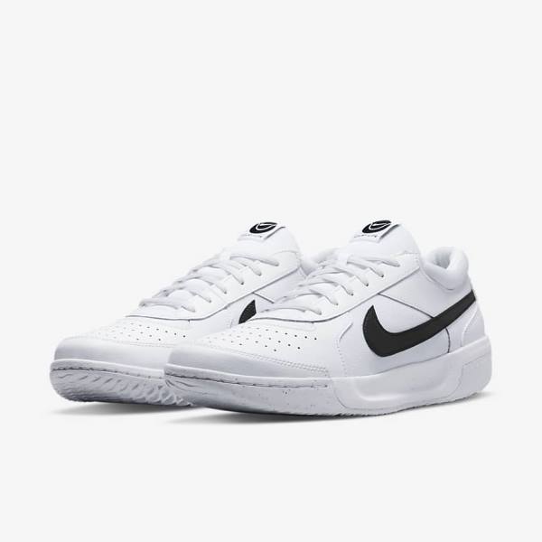 Nike NikeCourt Zoom Lite 3 Hard Court Miesten Tenniskengät Valkoinen Mustat | NK841FWP