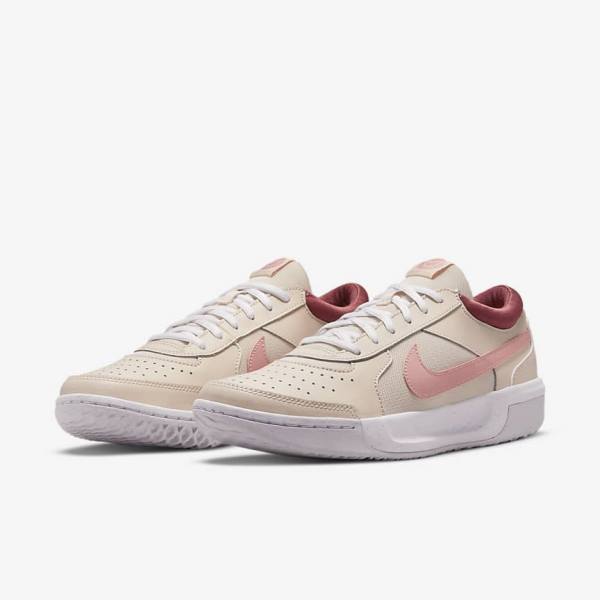 Nike NikeCourt Zoom Lite 3 Naisten Tenniskengät Valkoinen Punainen Koralli | NK482YBG