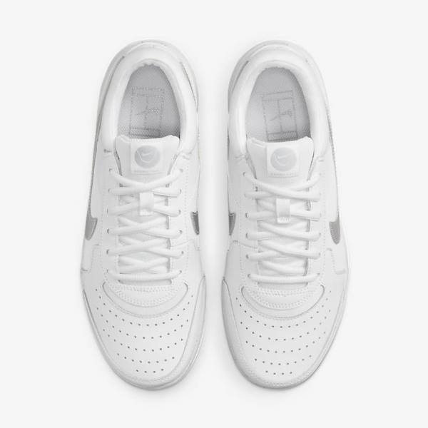 Nike NikeCourt Zoom Lite 3 Naisten Tenniskengät Valkoinen Metal Hopea | NK863RVQ