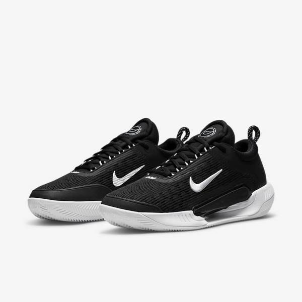 Nike NikeCourt Zoom NXT Clay Court Miesten Tenniskengät Mustat Valkoinen | NK750JSL