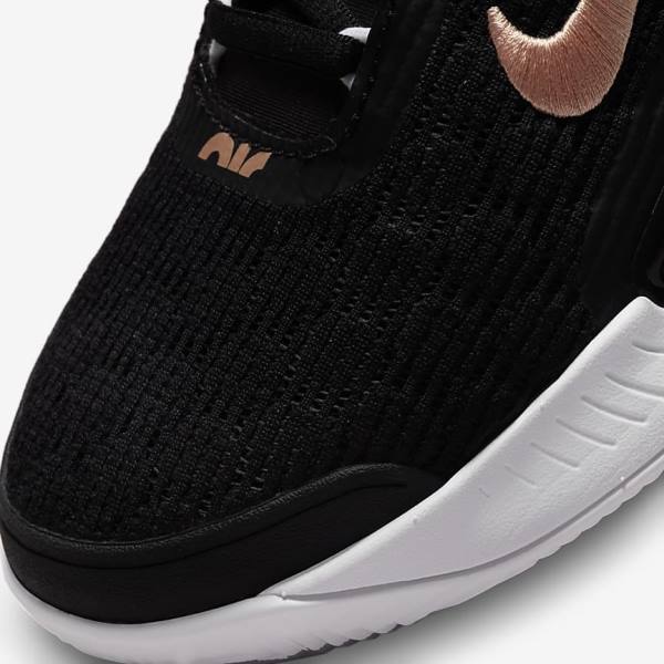 Nike NikeCourt Zoom NXT Clay Court Naisten Tenniskengät Mustat Valkoinen Tummanharmaat Metal Punainen Ruskea | NK634TZW