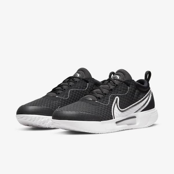 Nike NikeCourt Zoom Pro Hard Court Miesten Tenniskengät Mustat Valkoinen | NK517VUH