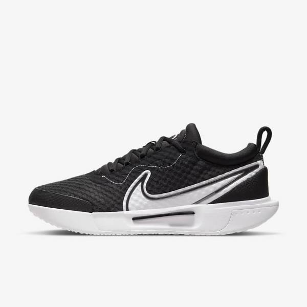 Nike NikeCourt Zoom Pro Hard Court Miesten Tenniskengät Mustat Valkoinen | NK517VUH