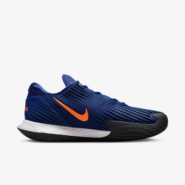 Nike NikeCourt Zoom Vapor Cage 4 Rafa Hard Court Miesten Tenniskengät Kuninkaallinen Sininen Sininen Oranssi Mustat Valkoinen | NK097APC